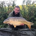 HERE IS GARRETT WATERHOUSE WITH A 22LB 4OZ MILLBROOK MIRROR,CAUGHT FROM PEG (3) WELL DONE MATE GOOD ANGLING.